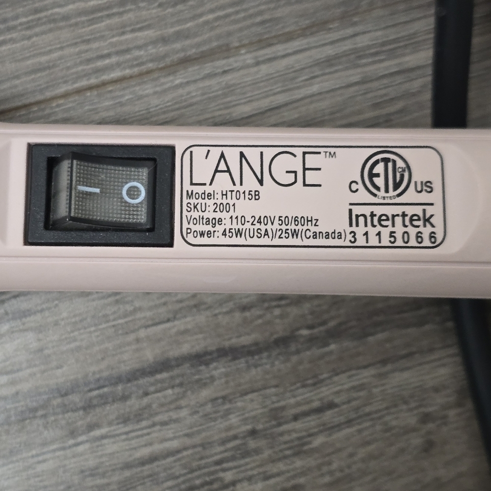 Lange Hair Curling Wand Tool Model HT015B EUC Works Great - Picture 2 of 4